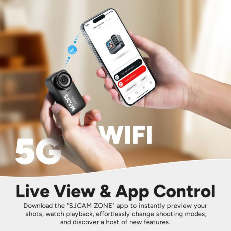 Cámara de Acción SJCAM C110plus 4K 20MP Resistente al Agua