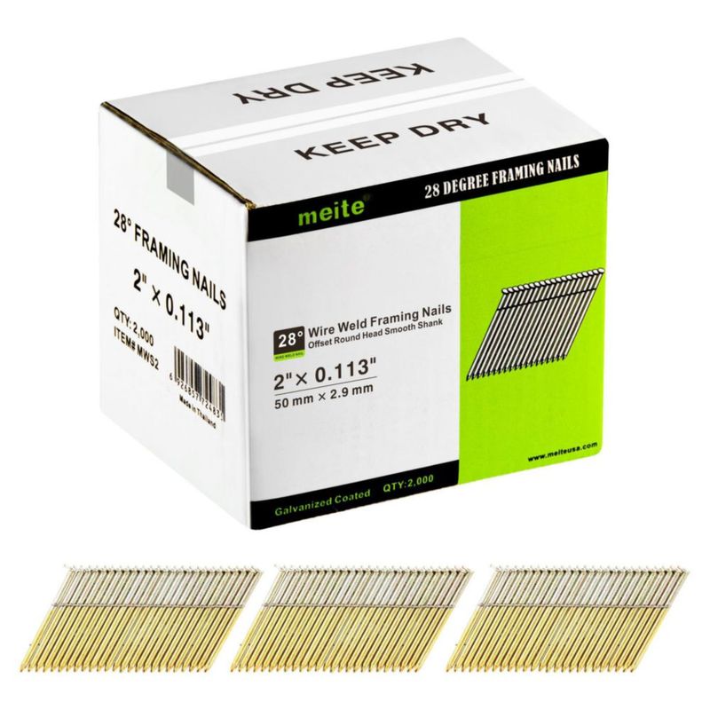 Clavos de Enmarcado meite 50 mm × 29 mm – 2000 uds