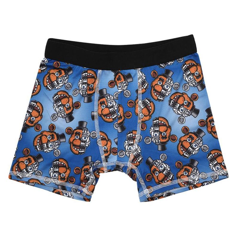 Calzoncillos tipo bóxer Bioworld talla 6 – Pack de 5 con diseños de Five Nights at Freddy's