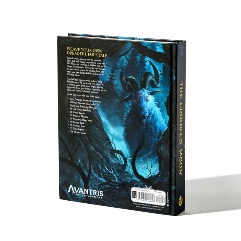 Libro de tapa dura Avantris Entertainment – The Crooked Moon