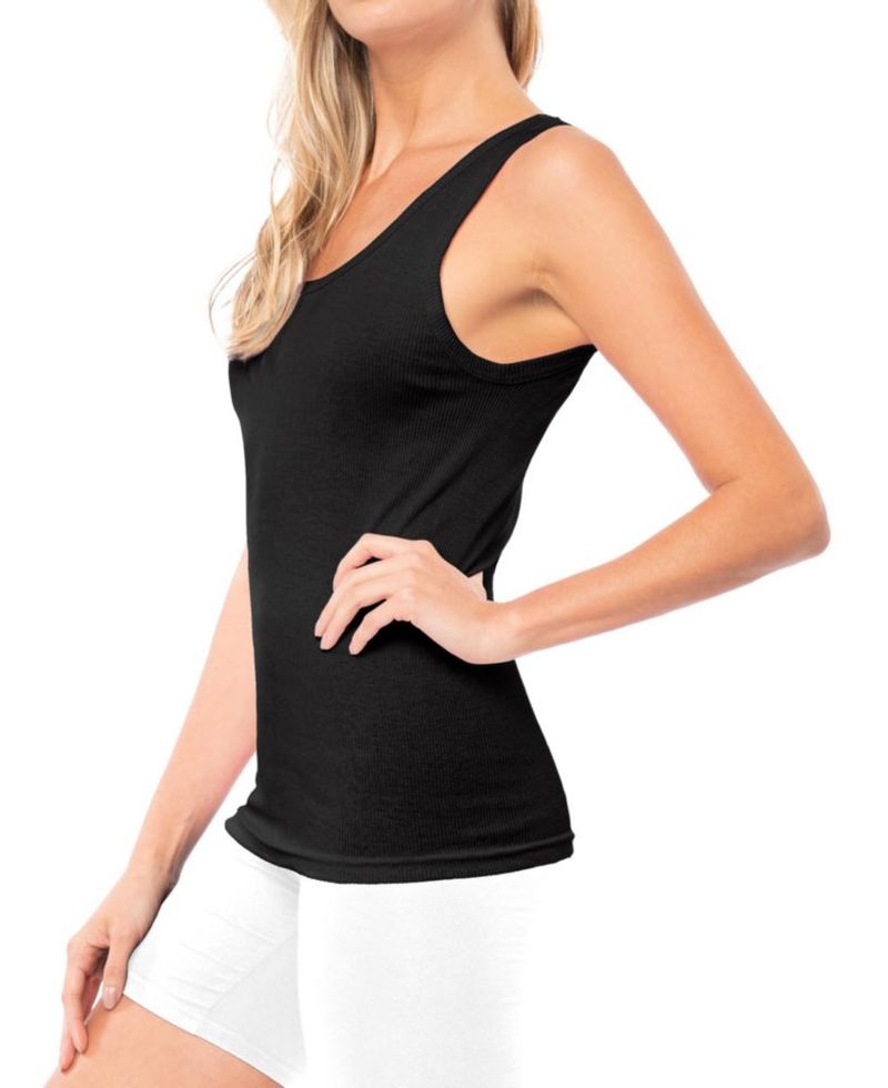 Top sin mangas Sexy Basics 100% algodón acanalado - Multipacks