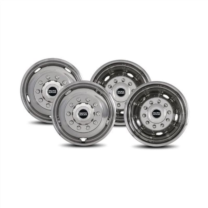 Simulador de llanta PACIFIC DUALIES 50 cm 10 pernos pulido GRIS