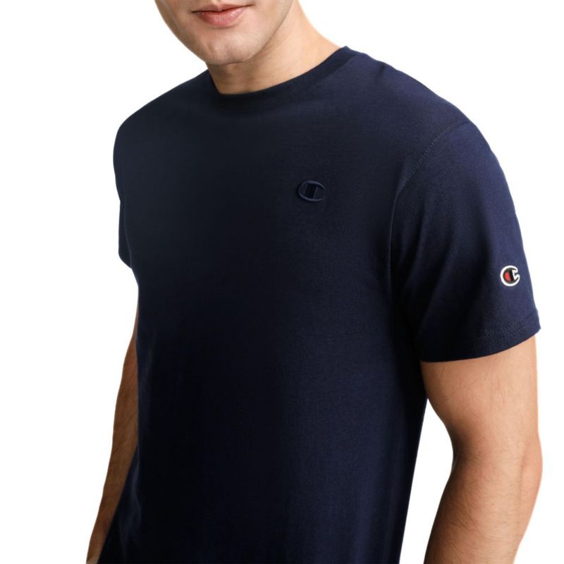 Camiseta Champion 4XL Alta Azul Marino Oscuro de Algodón