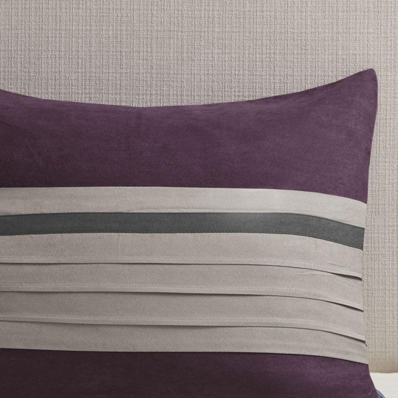 Juego de cama Madison Park Queen 229 × 229 cm 7 piezas color morado