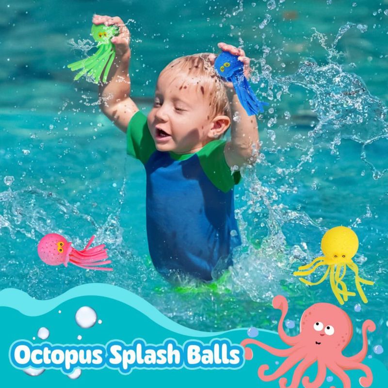 Juguete de apriete Babelshar 6 cm Bola de Agua (Pack de 4)