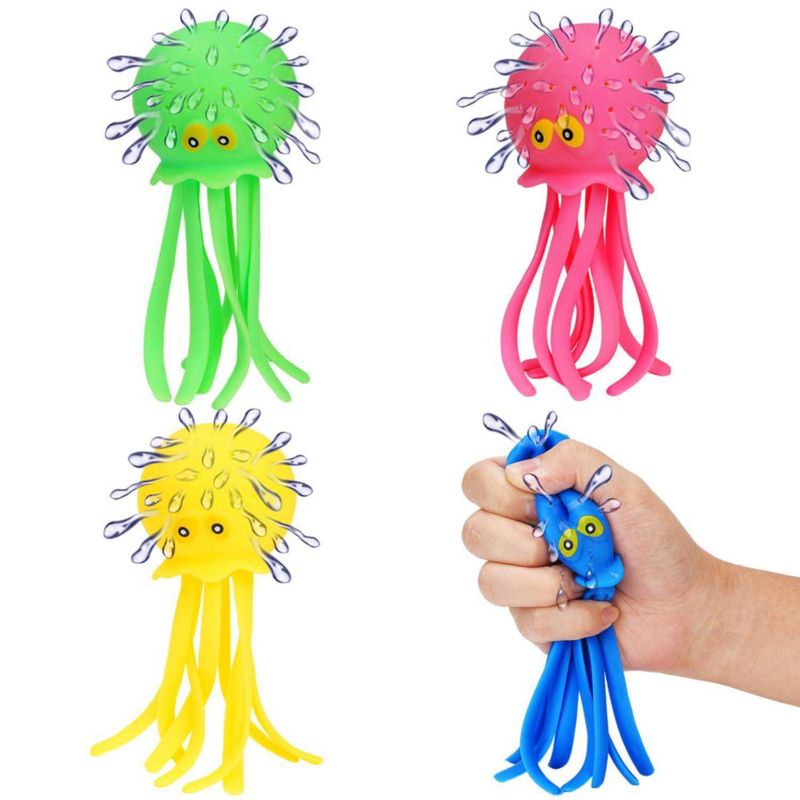 Juguete de apriete Babelshar 6 cm Bola de Agua (Pack de 4)
