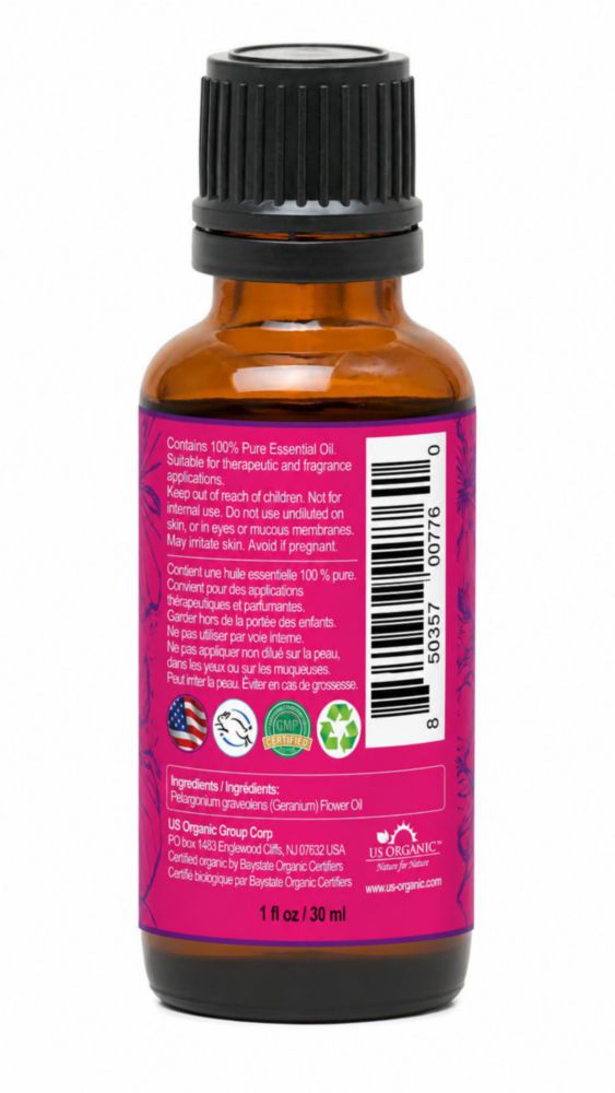 Aceite esencial orgánico EE. UU. 30 ml certificado por el USDA