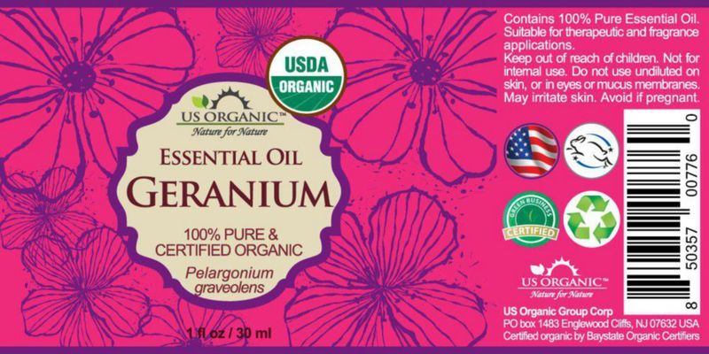 Aceite esencial orgánico EE. UU. 30 ml certificado por el USDA