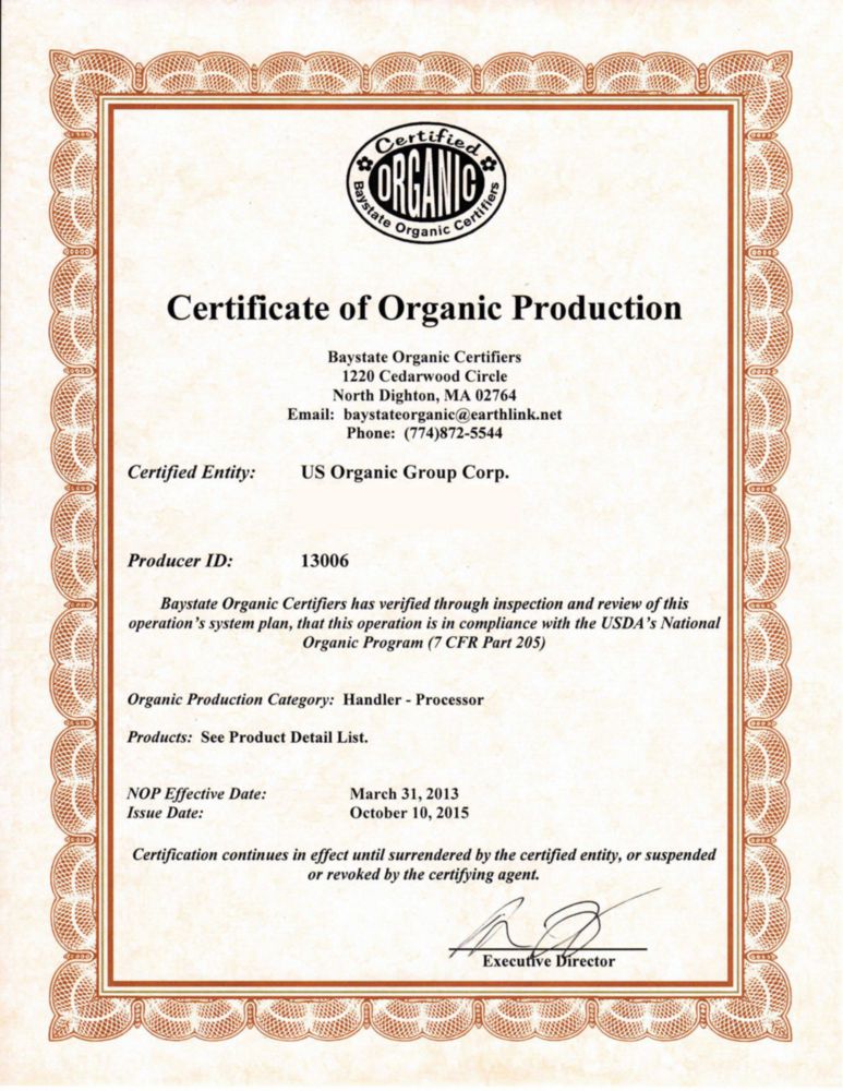 Aceite esencial orgánico EE. UU. 30 ml certificado por el USDA