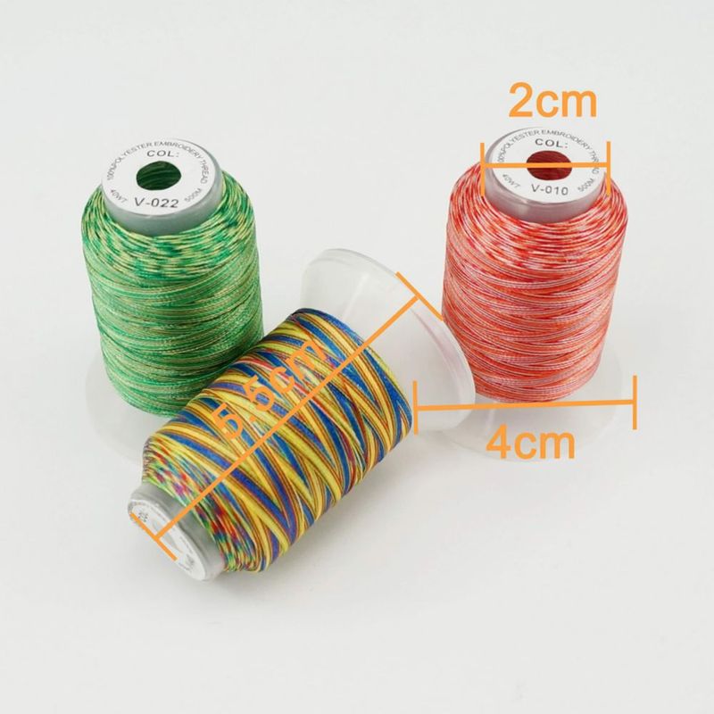 Hilo de bordado New Brothread 12 colores 500 m por carrete