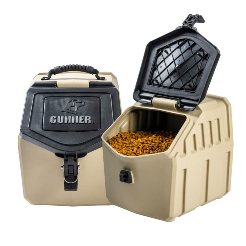 Contenedor de alimentos GUNNER 14 kg impermeable y hermético color arena