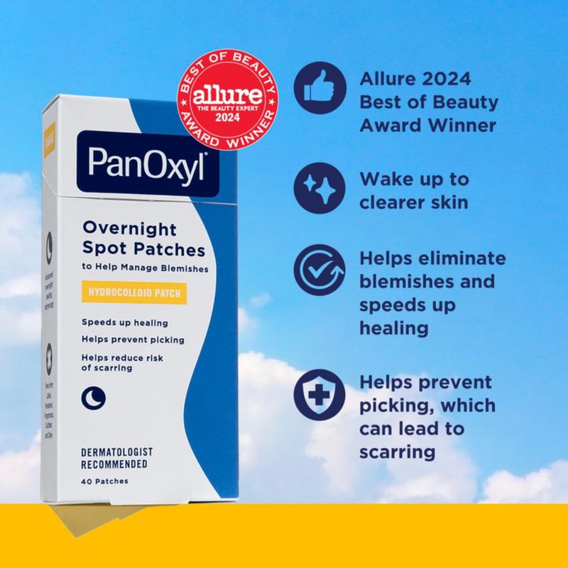 Spot Patches PanOxyl PM Overnight 40 unidades paquete de 1