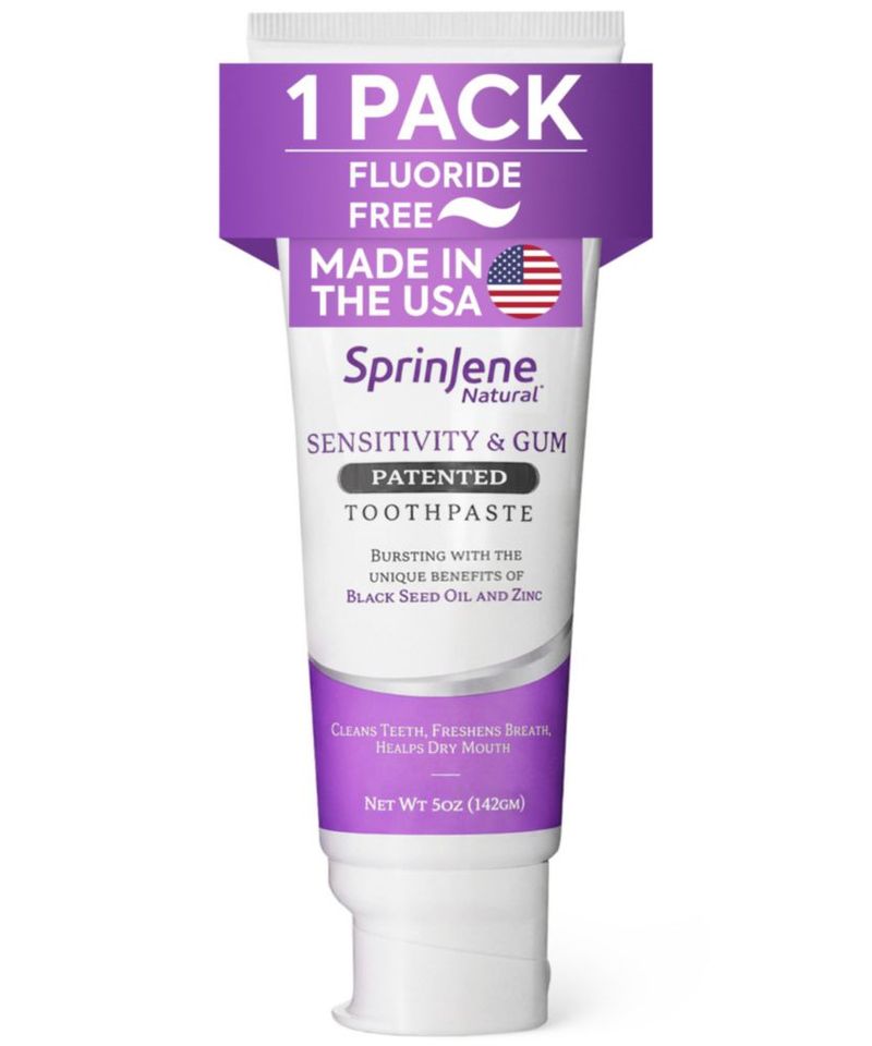 Pasta de dientes SprinJene Sensitive 142 g sin flúor