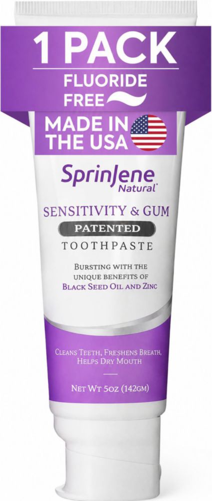 Pasta de dientes SprinJene Sensitive 142 g sin flúor