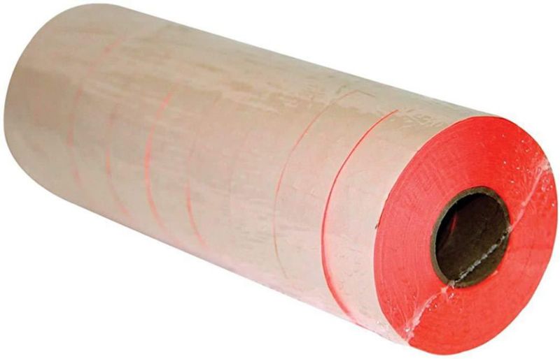 Etiquetas adhesivas Contact 11000 Rojo fluorescente 22x12 mm
