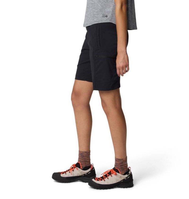 Bermudas Mountain Hardwear Dynama de talle alto para mujer - Negro