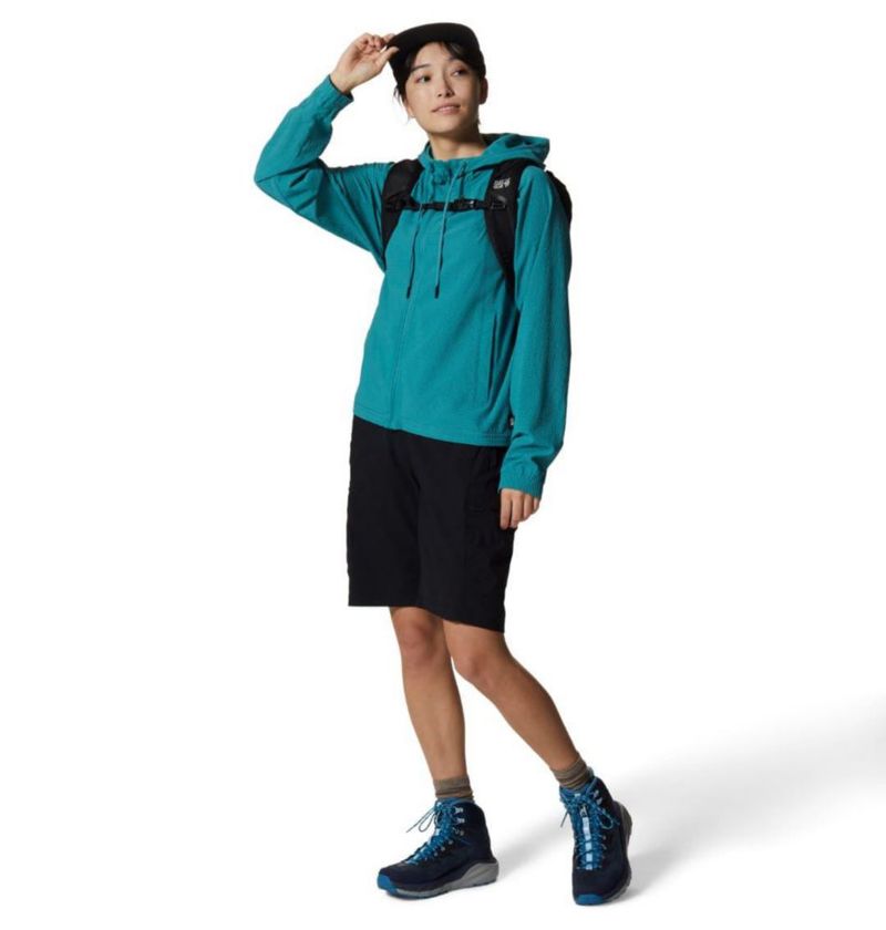 Bermudas Mountain Hardwear Dynama de talle alto para mujer - Negro
