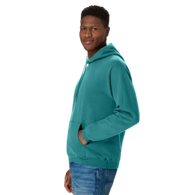Sudadera con capucha Hanes X Large Musgo Español