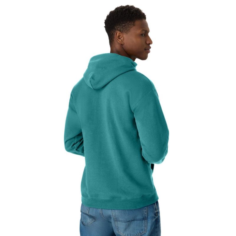 Sudadera con capucha Hanes X Large Musgo Español