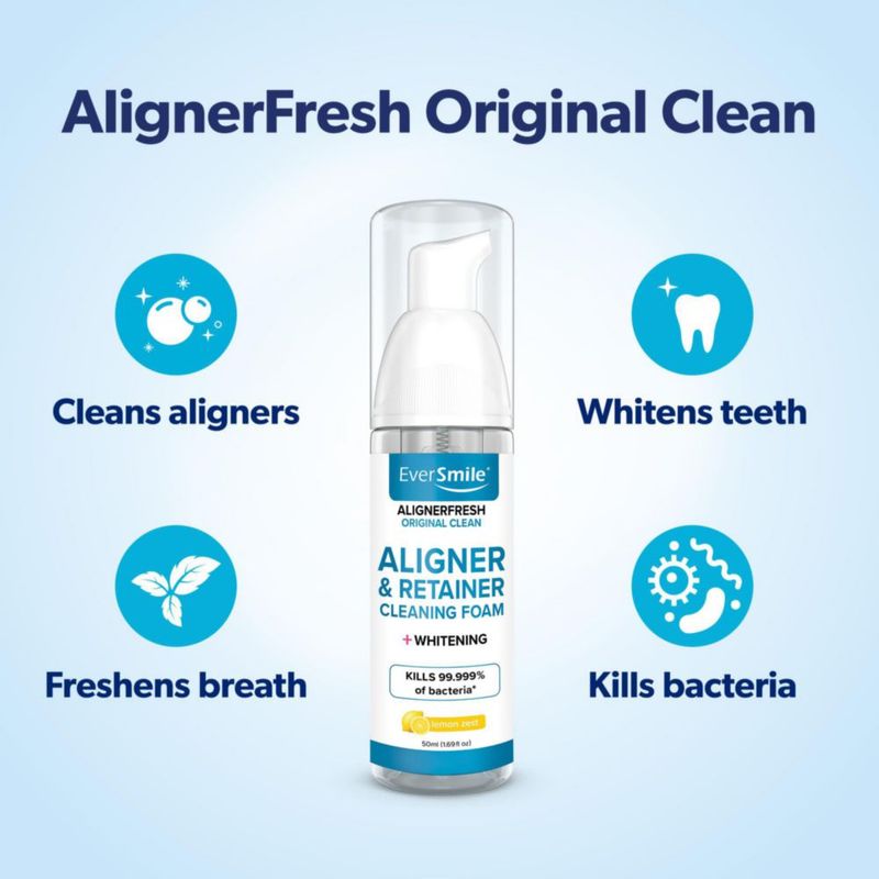 Limpiador de alineadores EverSmile 50 ml Sabor limón (1 unidad)
