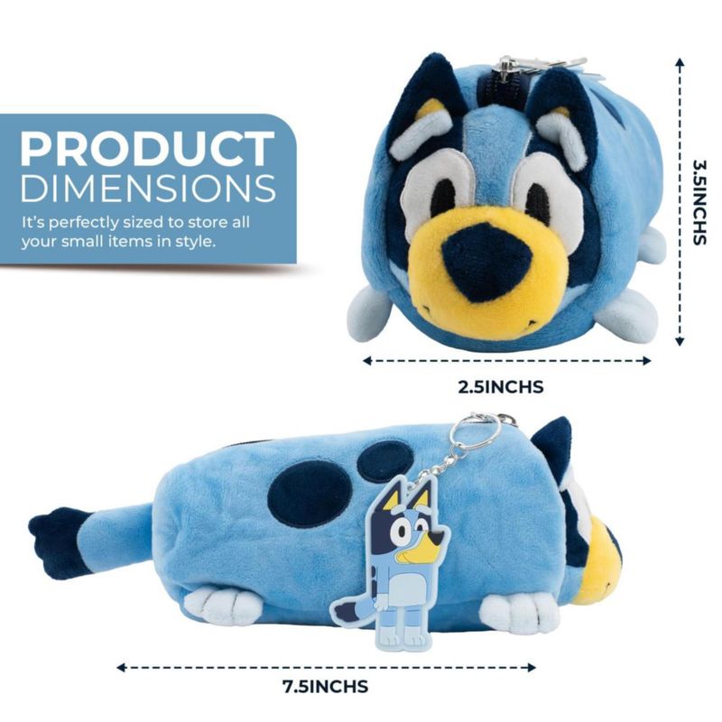 Estuche de Almacenamiento Bluey de Peluche 19x9x6 cm - AI ACCESSORY INNOVATIONS