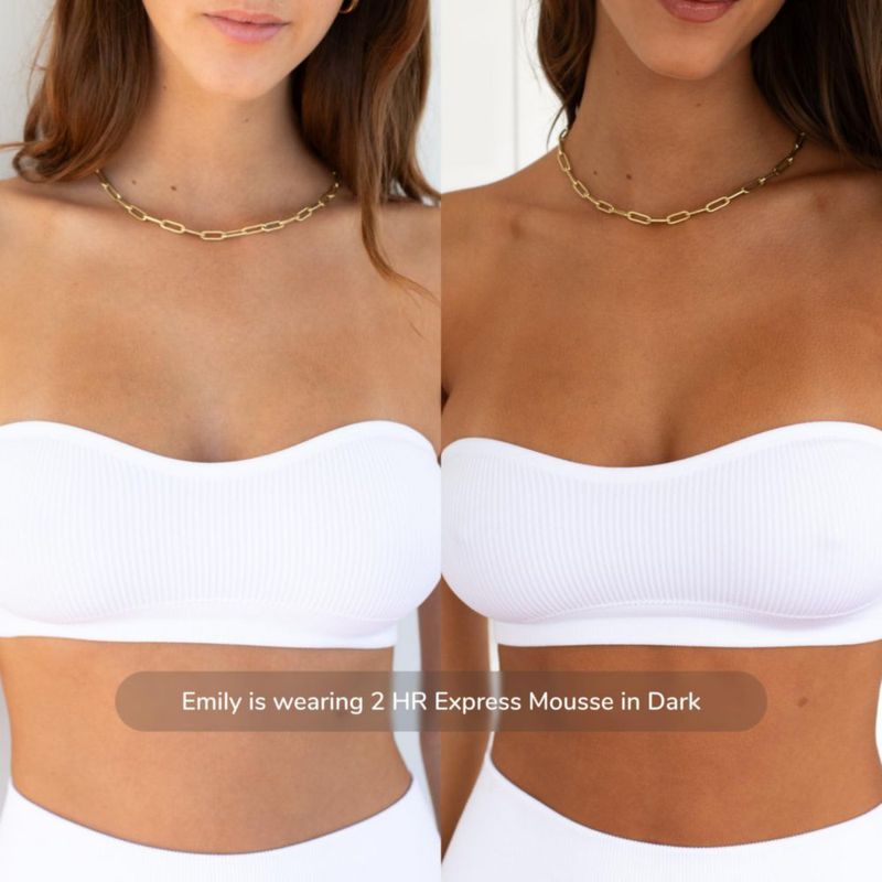 Mousse Auto Tanner Loving Tan 2 HR Express 120 ml color oscuro