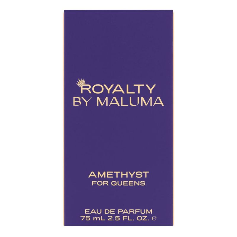 Perfume Royalty de Maluma Amethyst Eau de Parfum para mujer 75 ml