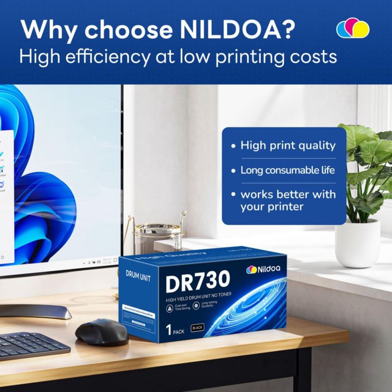 Unidad de tambor Nildoa DR-730 – 1 unidad (Sin tóner)