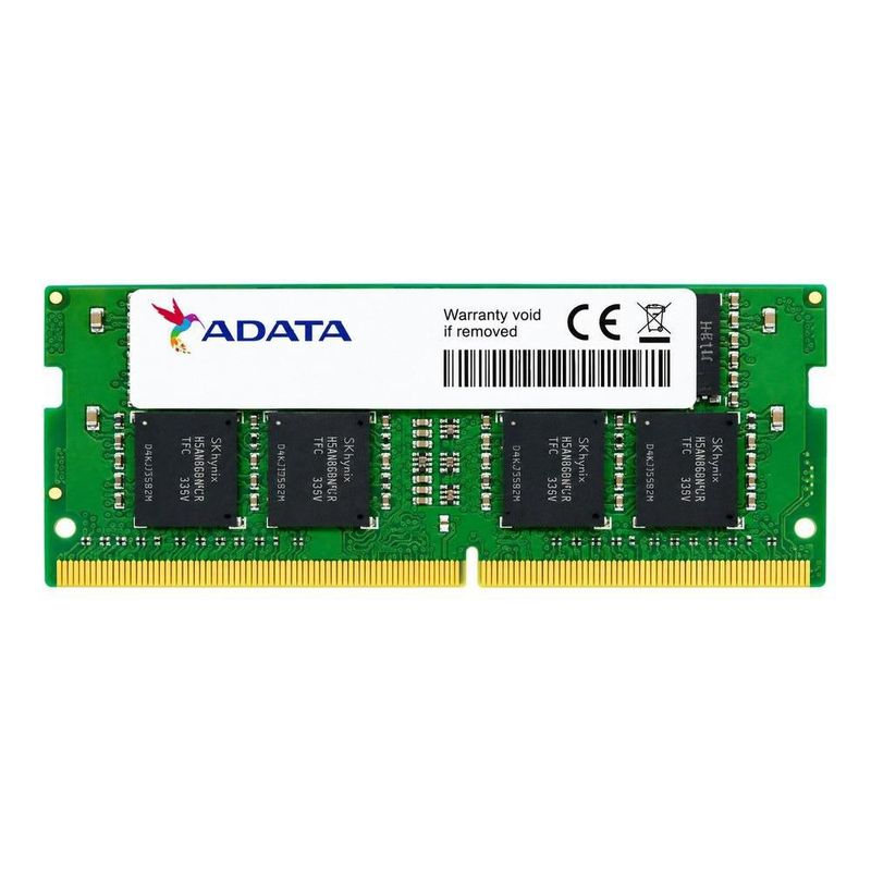Memoria RAM Adata SODIMM DDR4 8GB PC4-21300, 2666MHz, CL19, 260 Pines, 1.2V, para Laptop, AIO y Mini PC