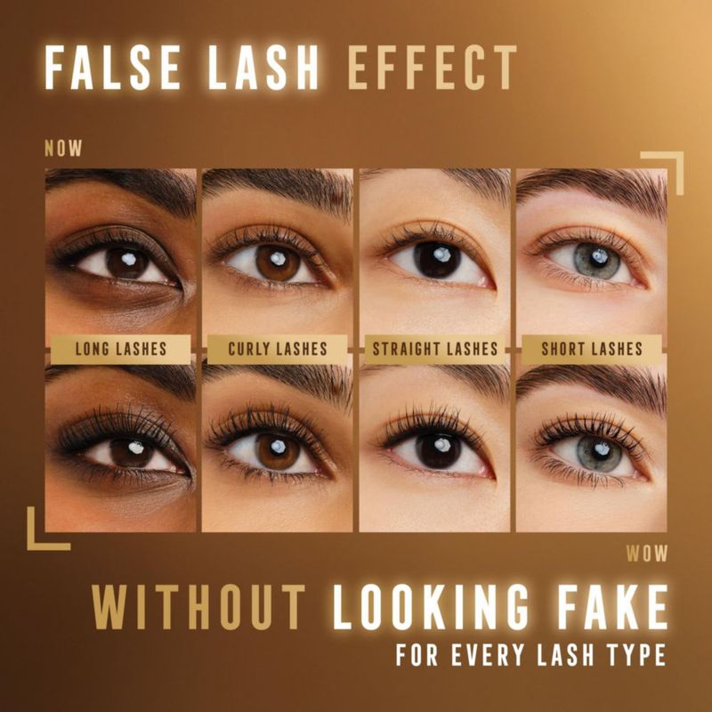 Máscara Max Factor Efecto Pestañas Falsas Deep Raven Black