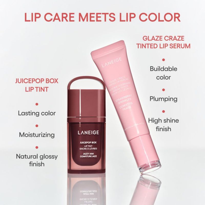 Set Mini de Sueros Labiales LANEIGE Hidratante y Brillante