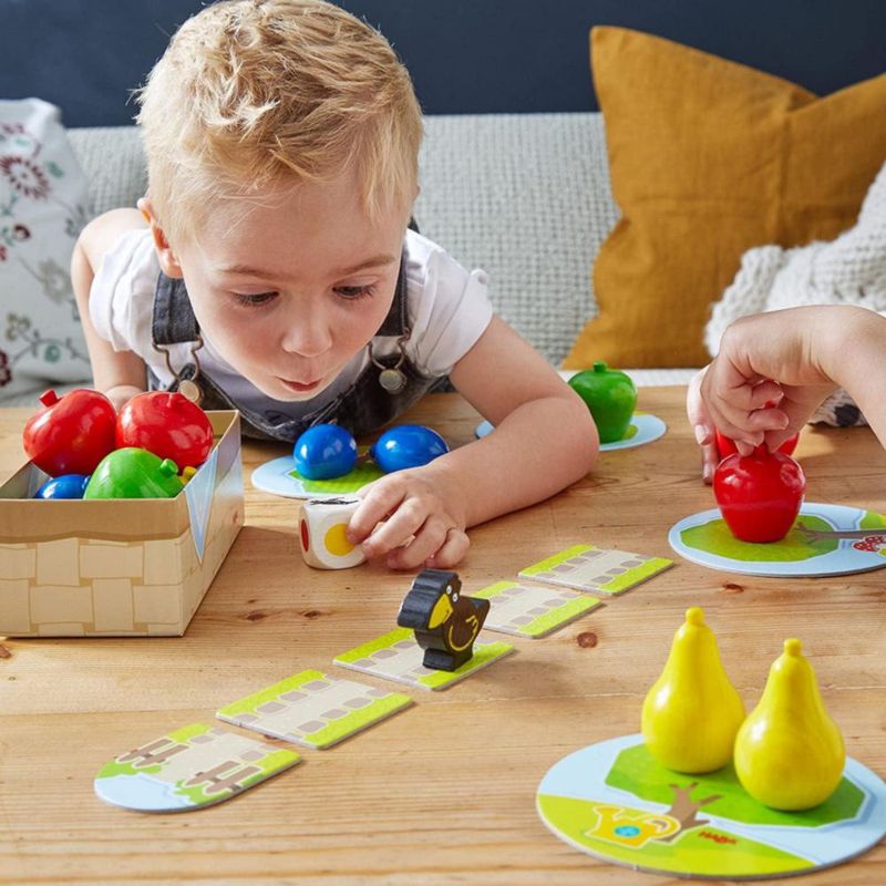 Juego para niños pequeños HABA My Very First Games First Orchard