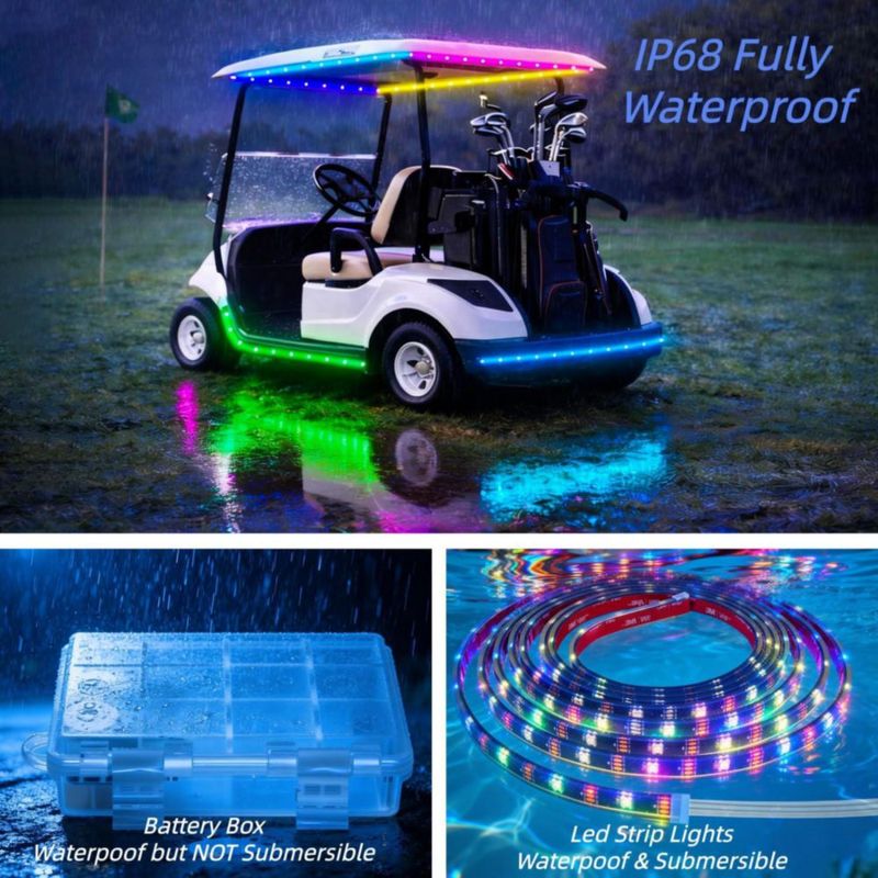 Luces para Carrito de Golf Phosfera 5 m RGB+IC Impermeables