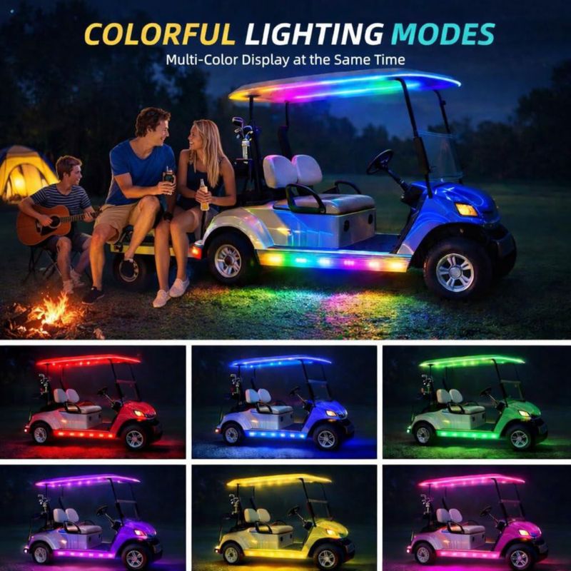 Luces para Carrito de Golf Phosfera 5 m RGB+IC Impermeables