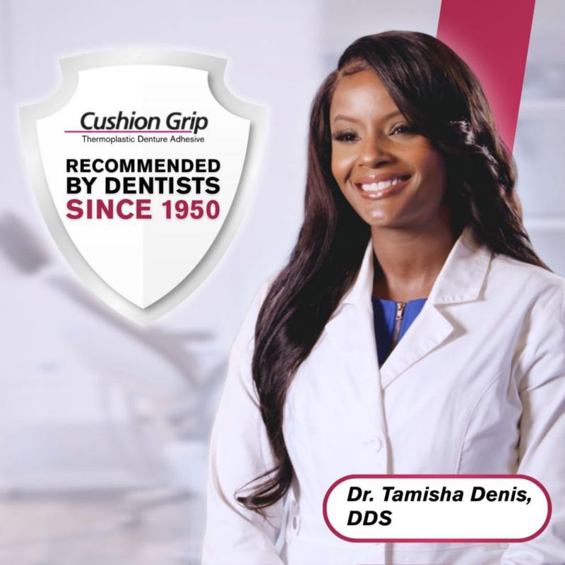Adhesivo para Dentaduras Postizas Cushion Grip 10 g (Pack de 10) Impermeable
