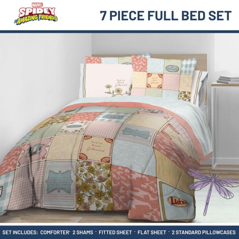 Juego de cama Jay Franco tamaño completo de 7 piezas Gilmore Girls