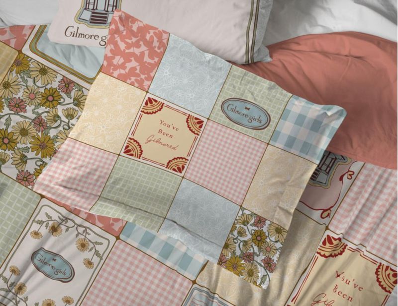 Juego de cama Jay Franco tamaño completo de 7 piezas Gilmore Girls