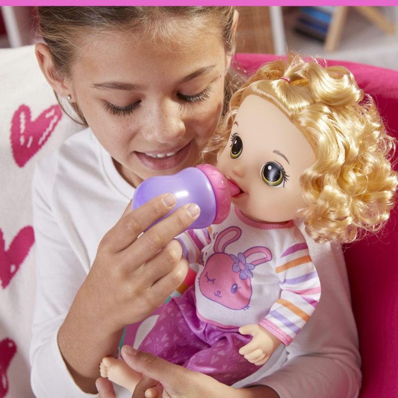 Muñeca Toy Figure Playset Baby Alive Bunny Sleepover de 30 cm