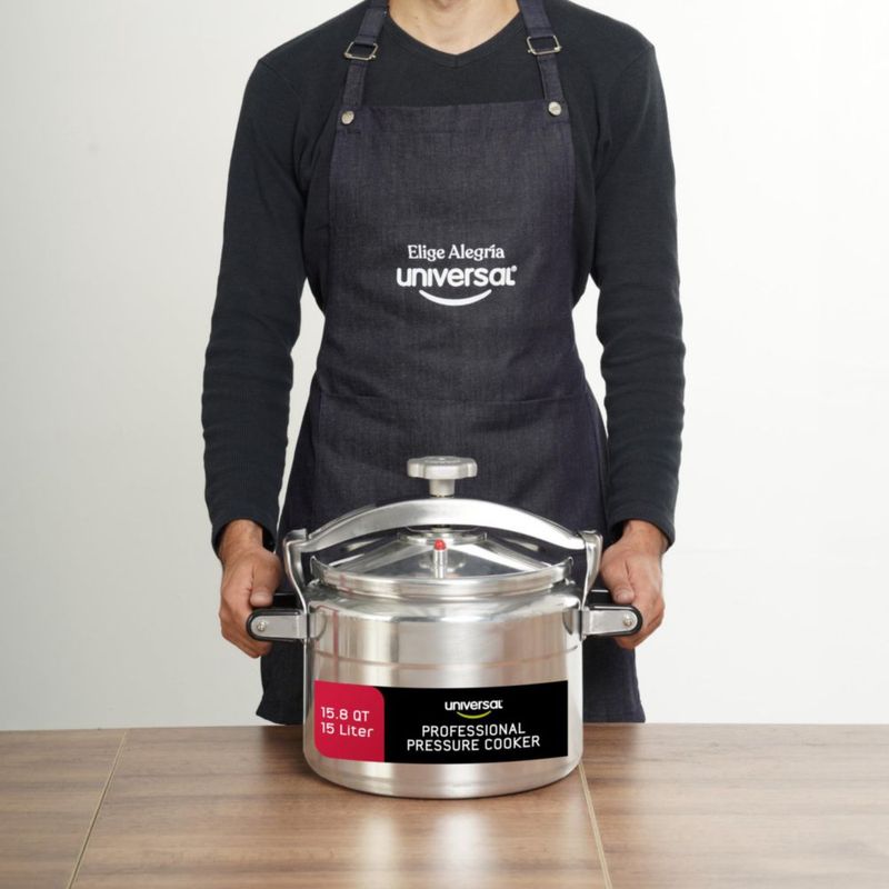 Olla a presión universal de 15 L aluminio uso comercial