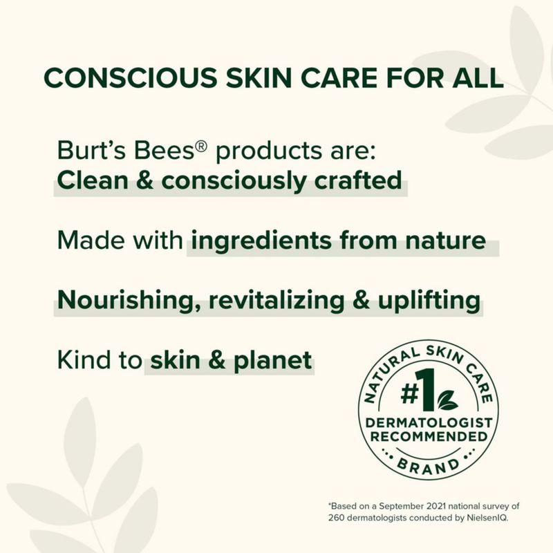 Exfoliante facial Burt's Bees con corteza de melocotón y sauce 120 ml