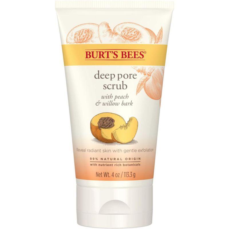 Exfoliante facial Burt's Bees con corteza de melocotón y sauce 120 ml