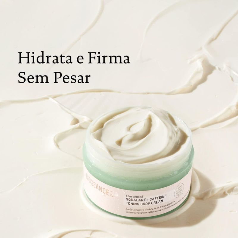 Crema corporal Biossance Squalane + Cafeína con niacinamida 200 ml