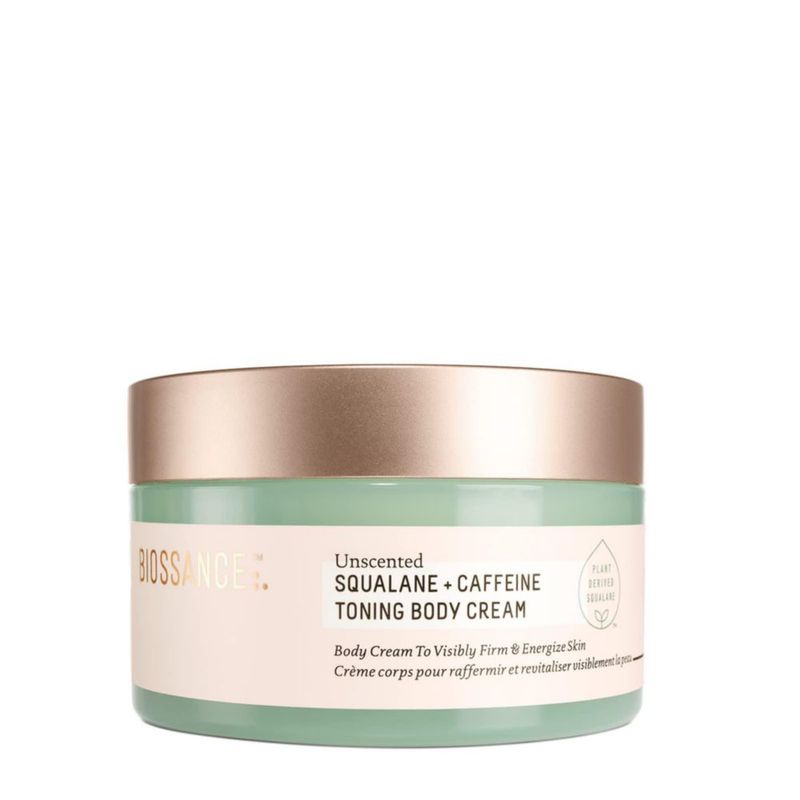Crema corporal Biossance Squalane + Cafeína con niacinamida 200 ml