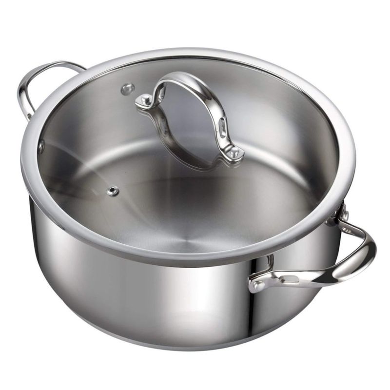 Olla de caldo Cooks Standard de 7 L acero inoxidable con tapa