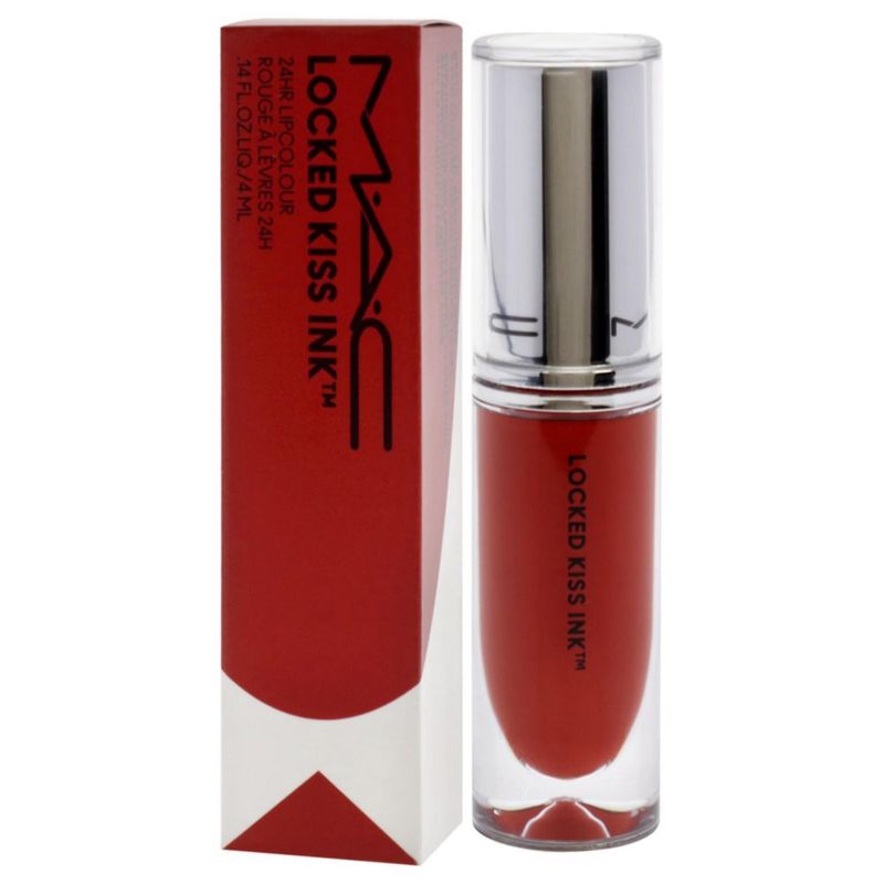 Lápiz labial líquido MAC Locked Kiss Ink Lipcolor-95 Vicious 1.8m