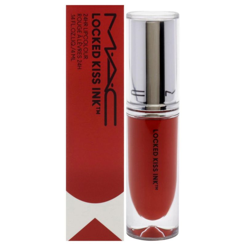 Lápiz labial líquido MAC Locked Kiss Ink Lipcolor-95 Vicious 1.8m
