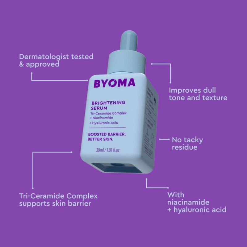 Sérum BYOMA iluminador e hidratante con ácido hialurónico 30 ml