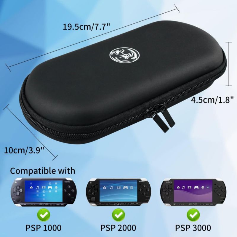 Bolsa de transporte para viaje para Sony PSP 1000 2000 3000 - OSTENT
