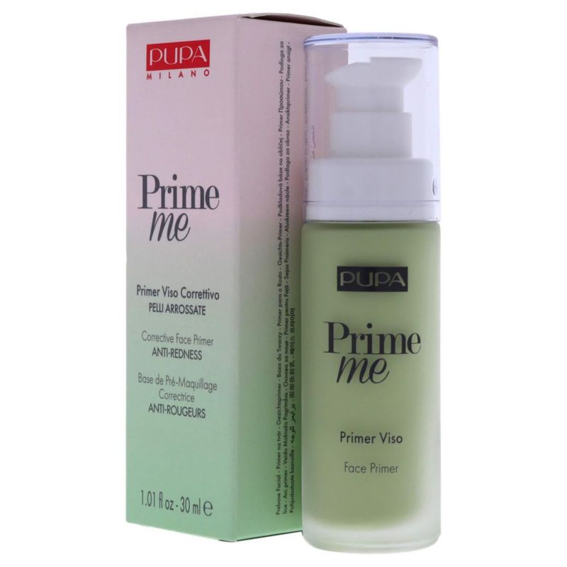 Primer facial Pupa Milano Prime Me corrector antienrojecimiento 30 ml