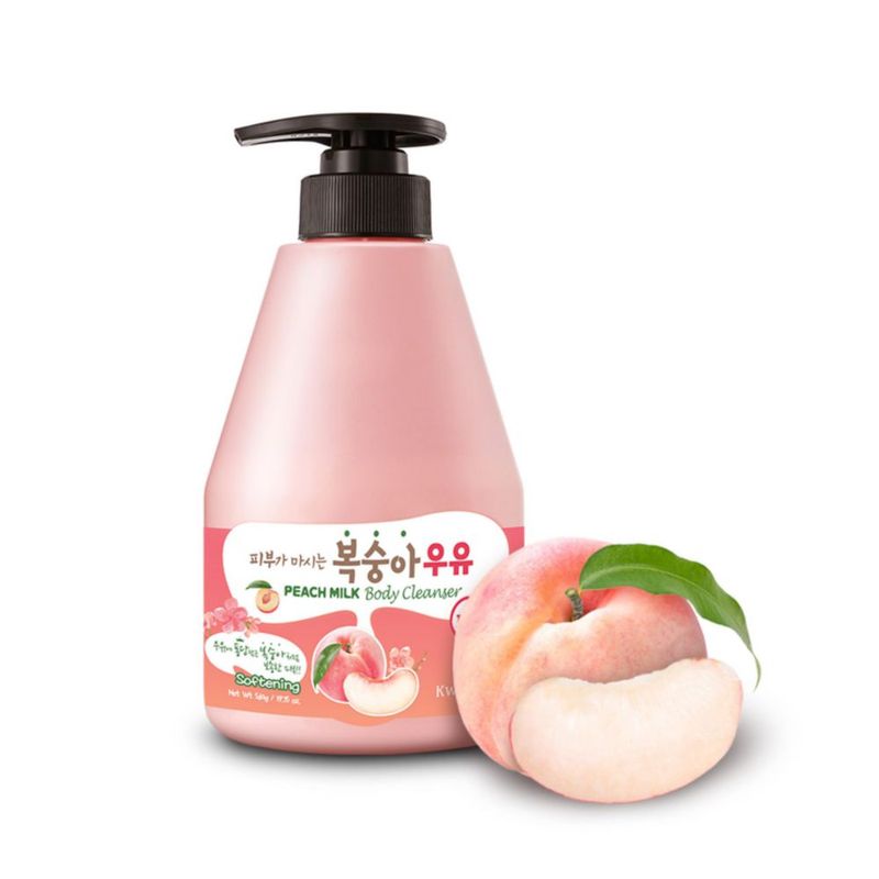 Gel de baño WELCOS KWAILNARA Leche de melocotón con extracto de melocotón 560 ml